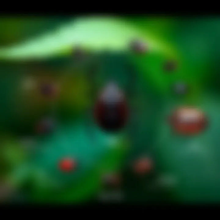 Illustration of the life cycle of a tick