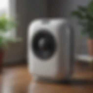 Customizable Airflow Settings in Enhanced Air Purifier Enhanced air purifier with customizable airflow settings