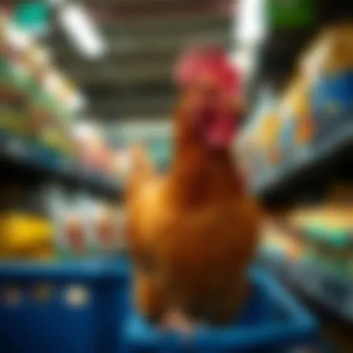 Variety of chicken feed bags available at Petco
