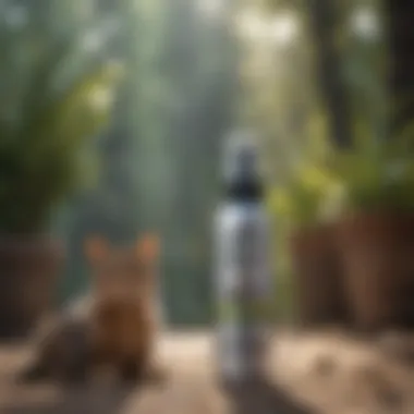 Different types of calming sprays for pets