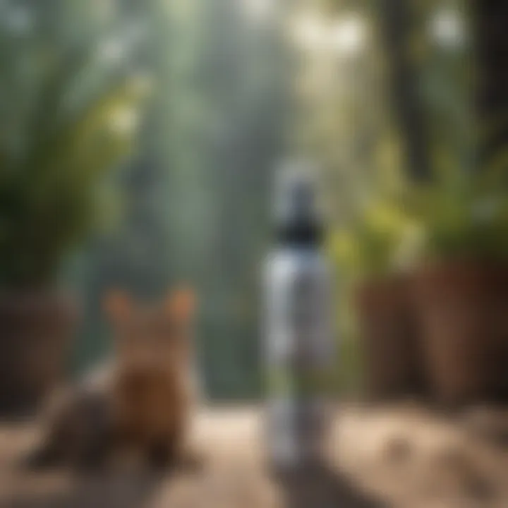 Different types of calming sprays for pets