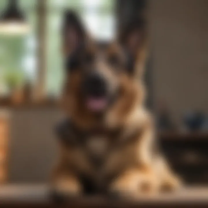 Home environment modifications for German Shepherd with hip dysplasia