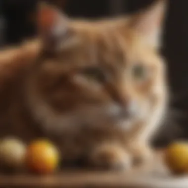Different types of intelligent cat toys displayed