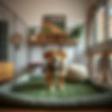 Stylish indoor playpen for small dogs