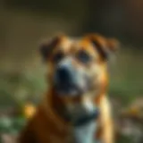 A distinguished male dog with an unusual name, showcasing his unique personality.