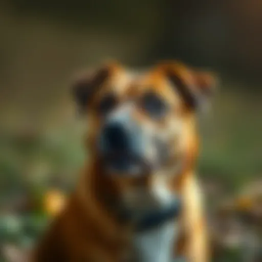 A distinguished male dog with an unusual name, showcasing his unique personality.