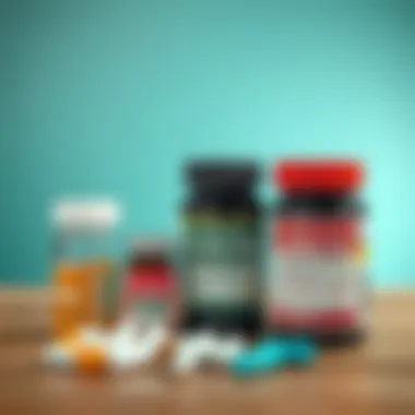 Medications for Arthritis Management Assorted medications for canine arthritis