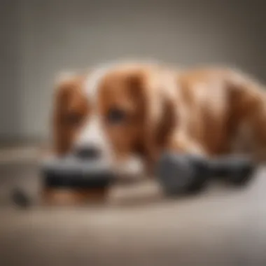 Comparison between a standard brush and a slicker brush for dog grooming