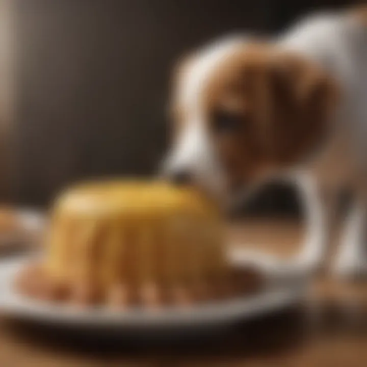 A pet owner measuring food for proper portion control