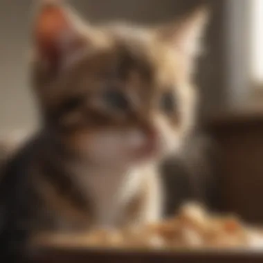 Growth stages of kittens