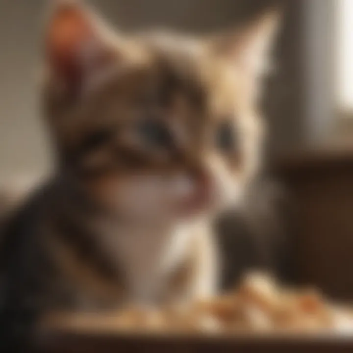 Growth stages of kittens