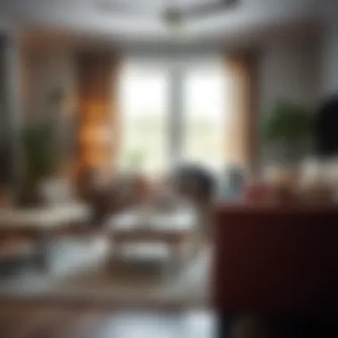 Creating the Perfect Home for Your Dog A cozy living room with a playful dog