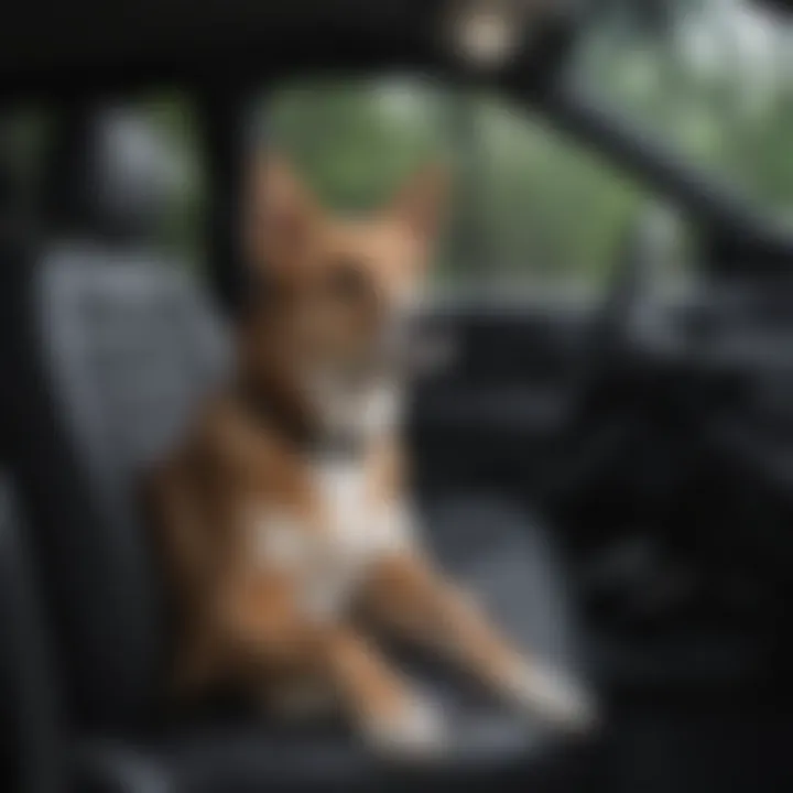 Front seat dog cover with waterproof design