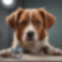 Illustration of genetic screening for breeding dogs