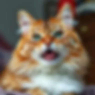 Shiny Cat Coat Post-Conditioning A happy cat with a shiny coat after using oatmeal conditioner.