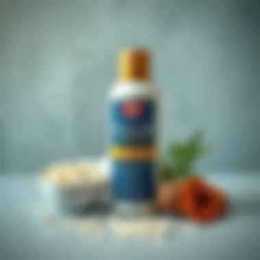 Natural Ingredients in GNC Pets Conditioner An elegant display of GNC Pets Moisturizing Oatmeal Conditioner alongside its natural ingredients.