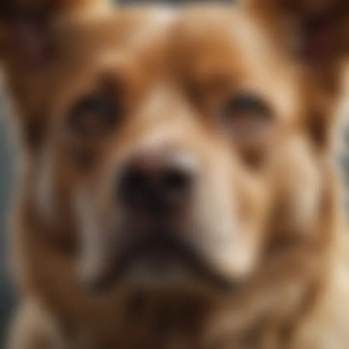 A close-up of various dog breeds showcasing their unique features