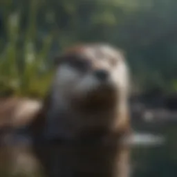 Graceful Otter in Natural Habitat