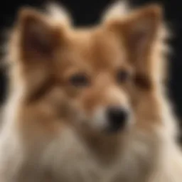 Graceful small long-haired dog breed with a silky coat