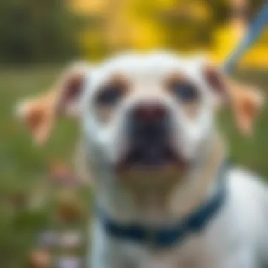 Durability and Comfort: Examining the Features Close-up view of a high-quality hands-free dog leash with adjustable features and a comfortable fit.
