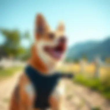 A Joyful Experience with the Harness Buddy Happy pet wearing the Harness Buddy after a walk