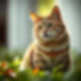 Illustration showing the impact of urinary health on cats