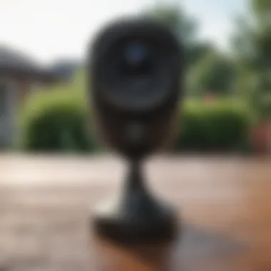 Home Security Camera App Interface