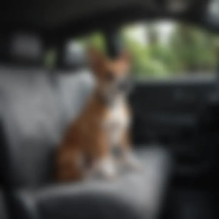 Easy installation of dog seat cover