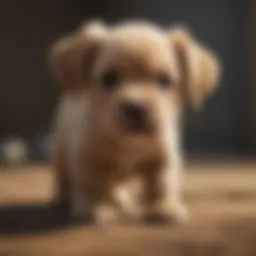 Puppy displaying symptoms of distemper