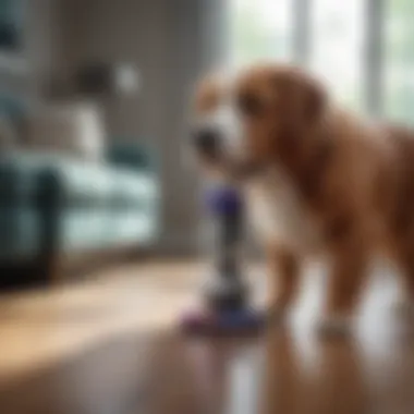 Dyson vacuum designed for pet hair removal