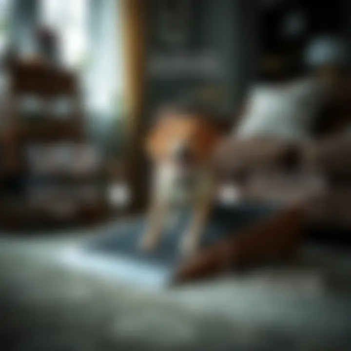 Safety features of a dog ramp highlighted