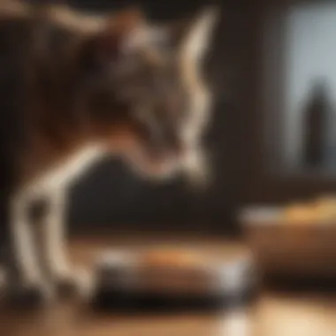 Convenient Automated Feeder for Cats Automated feeder providing meal convenience