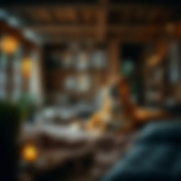 Cozy kennel setup for night training