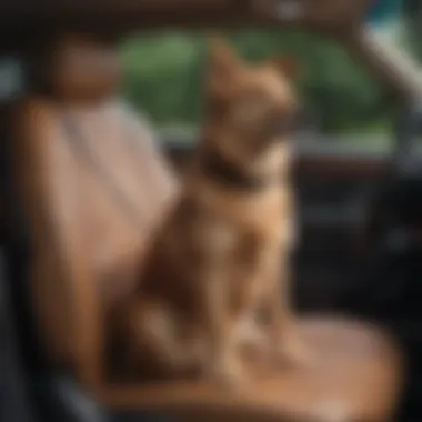 Guide for installing LL Bean dog car seat covers