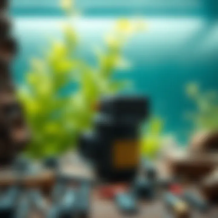 Essential Maintenance Tools for Air Compressors Tools and supplies for maintaining an aquarium air compressor, emphasizing upkeep procedures