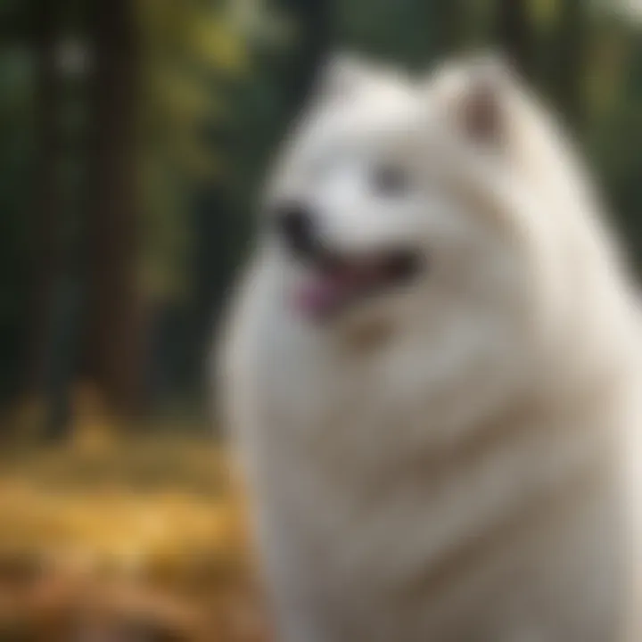 Majestic Samoyed Dog