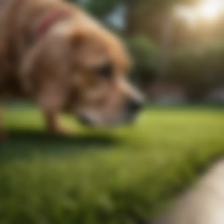 Artificial grass maintenance for pet owners