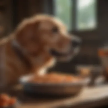 Canine meal presentation