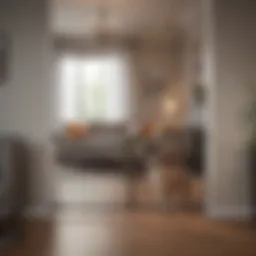Metal Puppy Gate in Modern Living Room