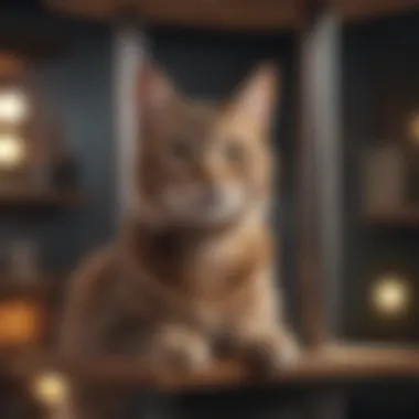 Multi-Level Cat Tower with Playful Elements