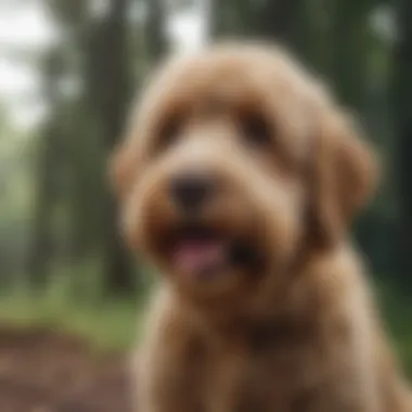 Curious Australian Labradoodle