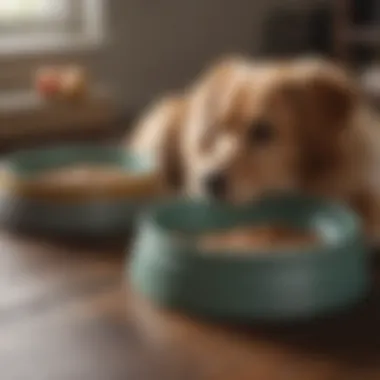 Dual dog bowls with non-slip base