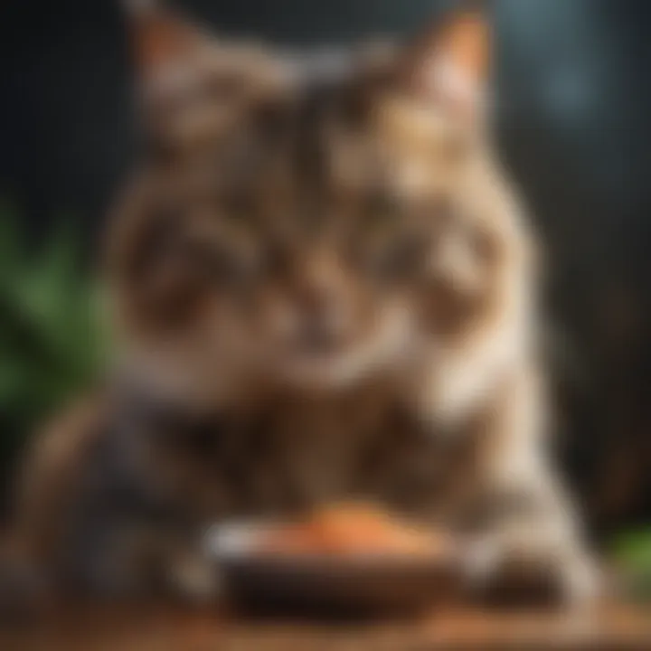 Nutrient-rich ingredients in natural wet cat food