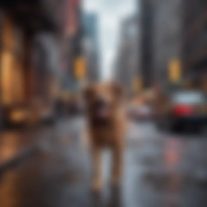 Canine Companion Enjoying a NYC Walk