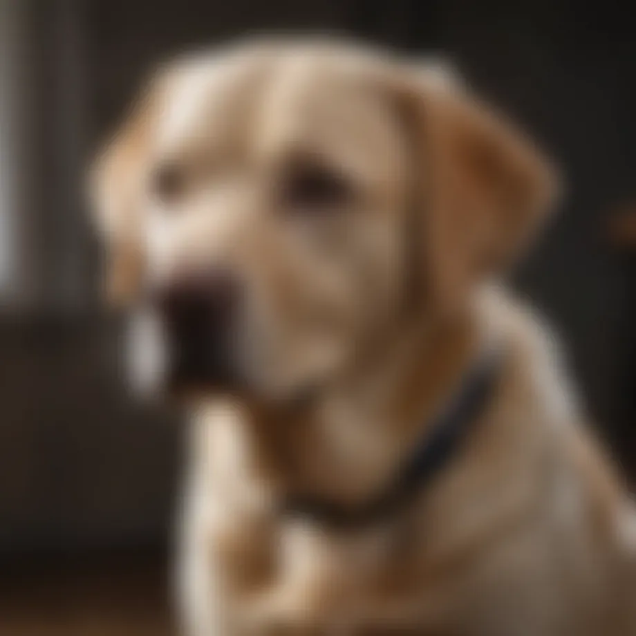 Elderly Labrador with Incontinence