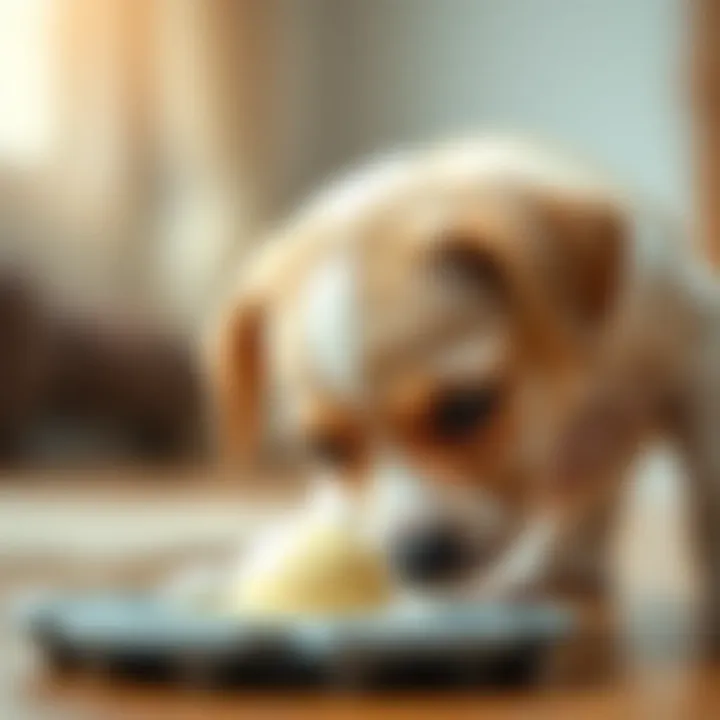 Puppy Focused on a Puzzle Close-up of a puppy concentrating on solving a puzzle