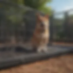 Pet cage ramp design concept