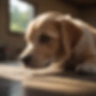 Enhanced Canine Focus Puppy focusing during training session