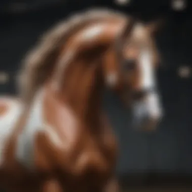 Impressive Display of Paint Stallions Paint Stallion Showcase at Equestrian Event