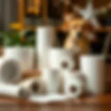 Diverse Types of Pee Pad Rolls Various types of pee pad rolls for pets displayed